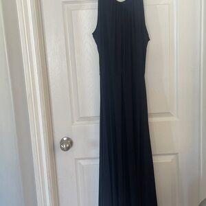 GAP Black Sleeveless Maxi Dress